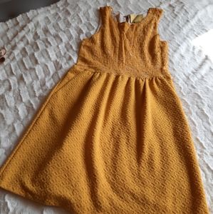 Beautiful mustard color dress